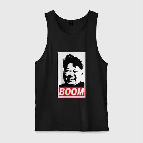 Мужская майка хлопок Boom Ким Чен Ын