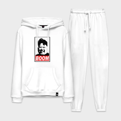 Мужской костюм хлопок с толстовкой Boom Ким Чен Ын