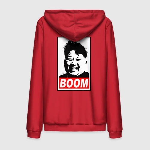 Мужская толстовка на молнии хлопок Boom Ким Чен Ын
