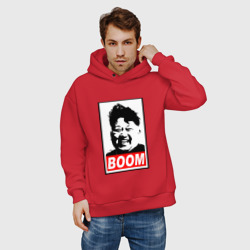 Мужское худи Oversize хлопок Boom Ким Чен Ын - фото 2