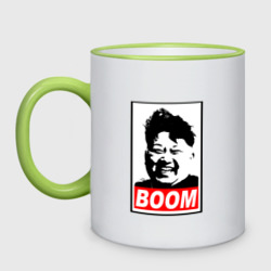 Кружка двухцветная Boom Ким Чен Ын