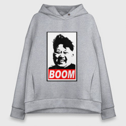 Женское худи Oversize хлопок Boom Ким Чен Ын