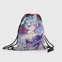 Рюкзак-мешок 3D Хацуне Мику с зонтом