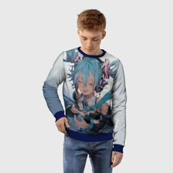 Детский свитшот 3D Безумная Хатсуне - фото 2