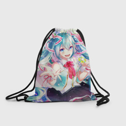 Рюкзак-мешок 3D Благородная Хатсуне Мику