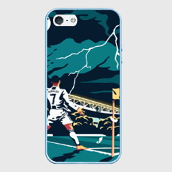 Чехол для iPhone 5/5S матовый Ronaldo juve sport Роналду
