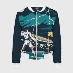 Женский бомбер 3D Ronaldo juve sport Роналду