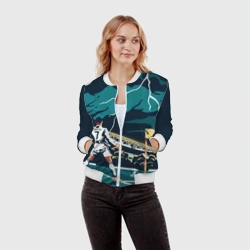 Женский бомбер 3D Ronaldo juve sport Роналду - фото 2