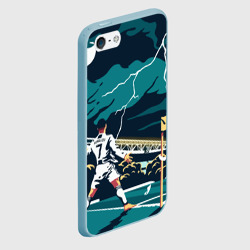 Чехол для iPhone 5/5S матовый Ronaldo juve sport Роналду - фото 2