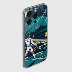 Чехол для iPhone 15 Pro силиконовый с защитой камеры Ronaldo juve sport Роналду - фото 2