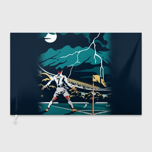 Флаг 3D Ronaldo juve sport Роналду - фото 3