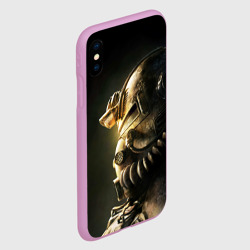 Чехол для iPhone XS Max матовый Шлем - фото 2