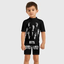 Детский купальный костюм 3D BTS БТС bangtan boys - фото 2