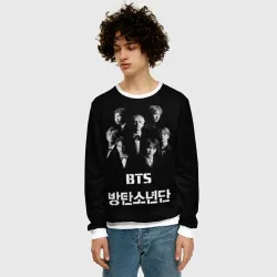 Мужской свитшот 3D BTS БТС bangtan boys - фото 2