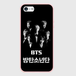 Чехол для iPhone 5/5S матовый BTS БТС bangtan boys