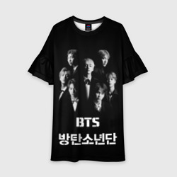 Детское платье 3D BTS БТС bangtan boys