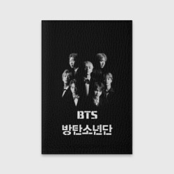 Обложка для паспорта матовая кожа BTS БТС bangtan boys