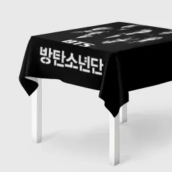 Скатерть 3D BTS БТС bangtan boys