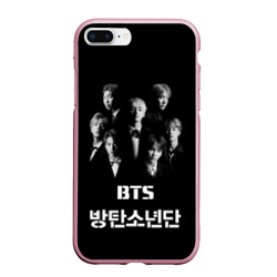 Чехол для iPhone 7Plus/8 Plus матовый BTS БТС bangtan boys