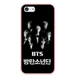 Чехол для iPhone 5/5S матовый BTS БТС bangtan boys