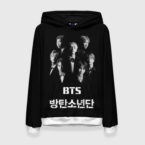 Женская толстовка 3D BTS БТС bangtan boys, цвет 3D печать