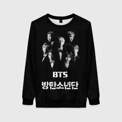 Женский свитшот 3D BTS БТС bangtan boys