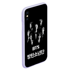 Чехол для iPhone XS Max матовый BTS БТС bangtan boys - фото 2