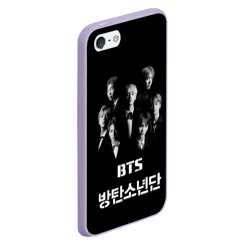 Чехол для iPhone 5/5S матовый BTS БТС bangtan boys - фото 2