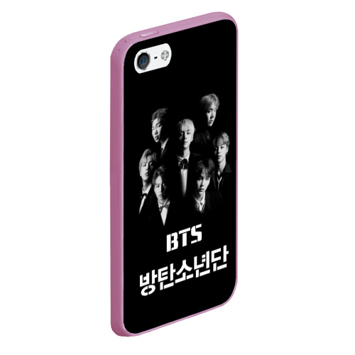 Чехол для iPhone 5/5S матовый BTS БТС bangtan boys - фото 3