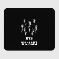 Прямоугольный коврик для мышки BTS БТС bangtan boys