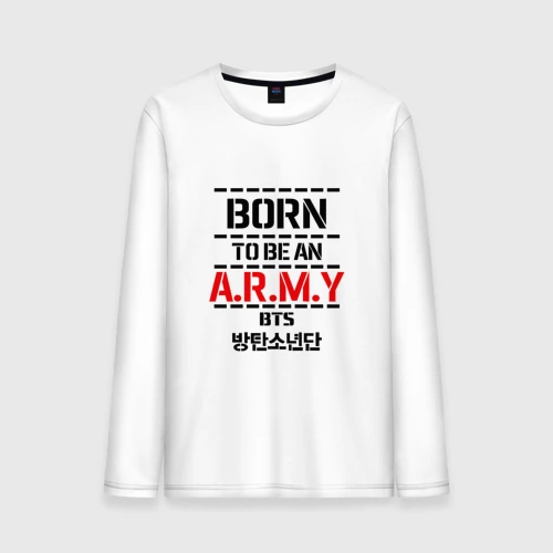 Мужской лонгслив хлопок BTS army БТС bangtan boys