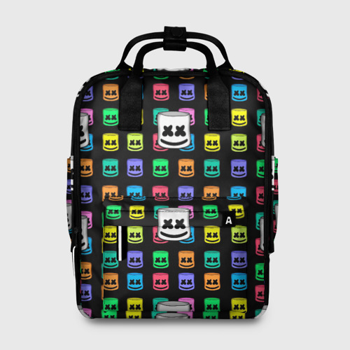 Женский рюкзак 3D Marshmello Фото 01 Женский рюкзак 3D Marshmello Фото 01