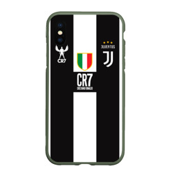 Чехол для iPhone XS Max матовый Ronaldo Juventus CR7