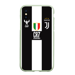 Чехол для iPhone XS Max матовый Ronaldo Juventus CR7