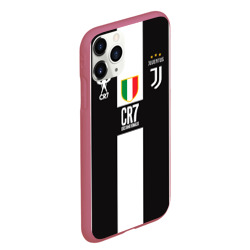 Чехол для iPhone 11 Pro Max матовый Ronaldo Juventus CR7 - фото 2