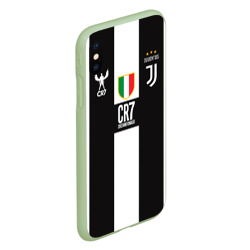Чехол для iPhone XS Max матовый Ronaldo Juventus CR7 - фото 2