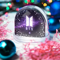 Игрушка Снежный шар BTS spacе 3D БТС космос - фото 2