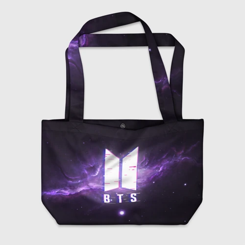 Пляжная сумка 3D BTS spacе 3D БТС космос