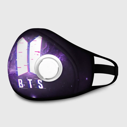 Маска из неопрена BTS spacе 3D БТС космос