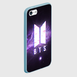 Чехол для iPhone 5/5S матовый BTS spacе 3D БТС космос - фото 2