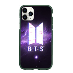 Чехол для iPhone 11 Pro матовый BTS spacе 3D БТС космос