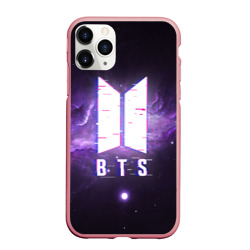 Чехол для iPhone 11 Pro Max матовый BTS spacе 3D БТС космос