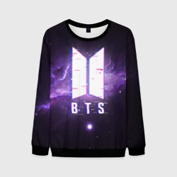 Мужской свитшот 3D BTS spacе 3D БТС космос
