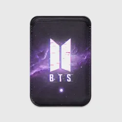 Картхолдер Magsafe магнитный BTS spacе 3D БТС космос
