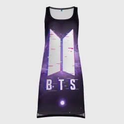 Платье-майка 3D BTS spacе 3D БТС космос