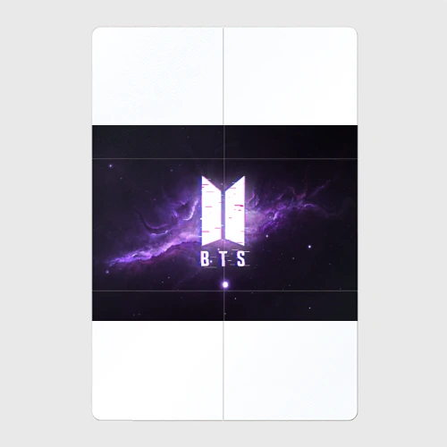Магнитный плакат 2Х3 BTS spacе 3D БТС космос