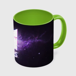 Кружка с полной запечаткой BTS spacе 3D БТС космос