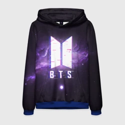 Мужская толстовка 3D BTS spacе 3D БТС космос