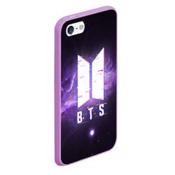 Чехол для iPhone 5/5S матовый BTS spacе 3D БТС космос - фото 2