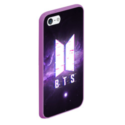 Чехол для iPhone 5/5S матовый BTS spacе 3D БТС космос - фото 2